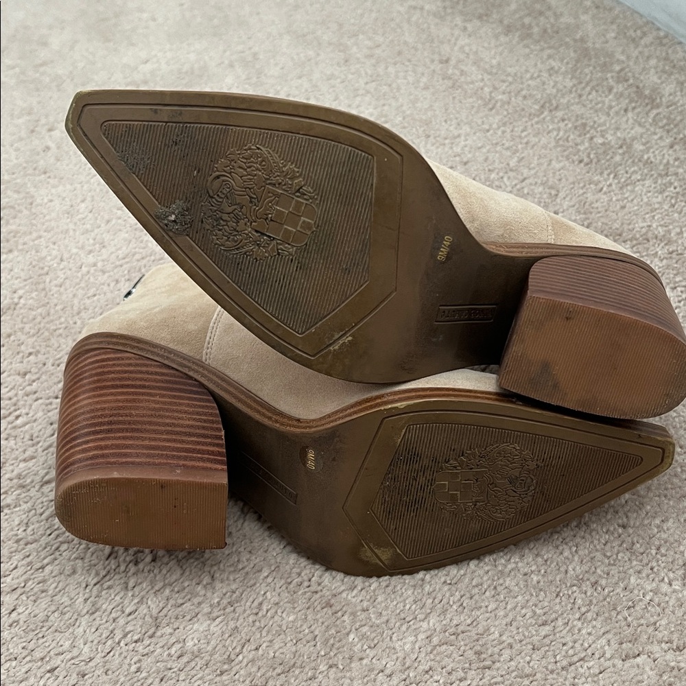 Vince Camuto tan suede booties - Picture 5 of 5